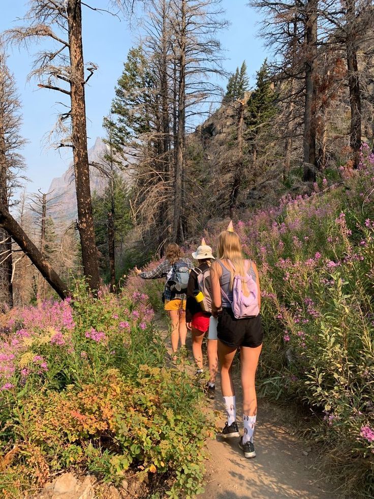 Girls Hiking